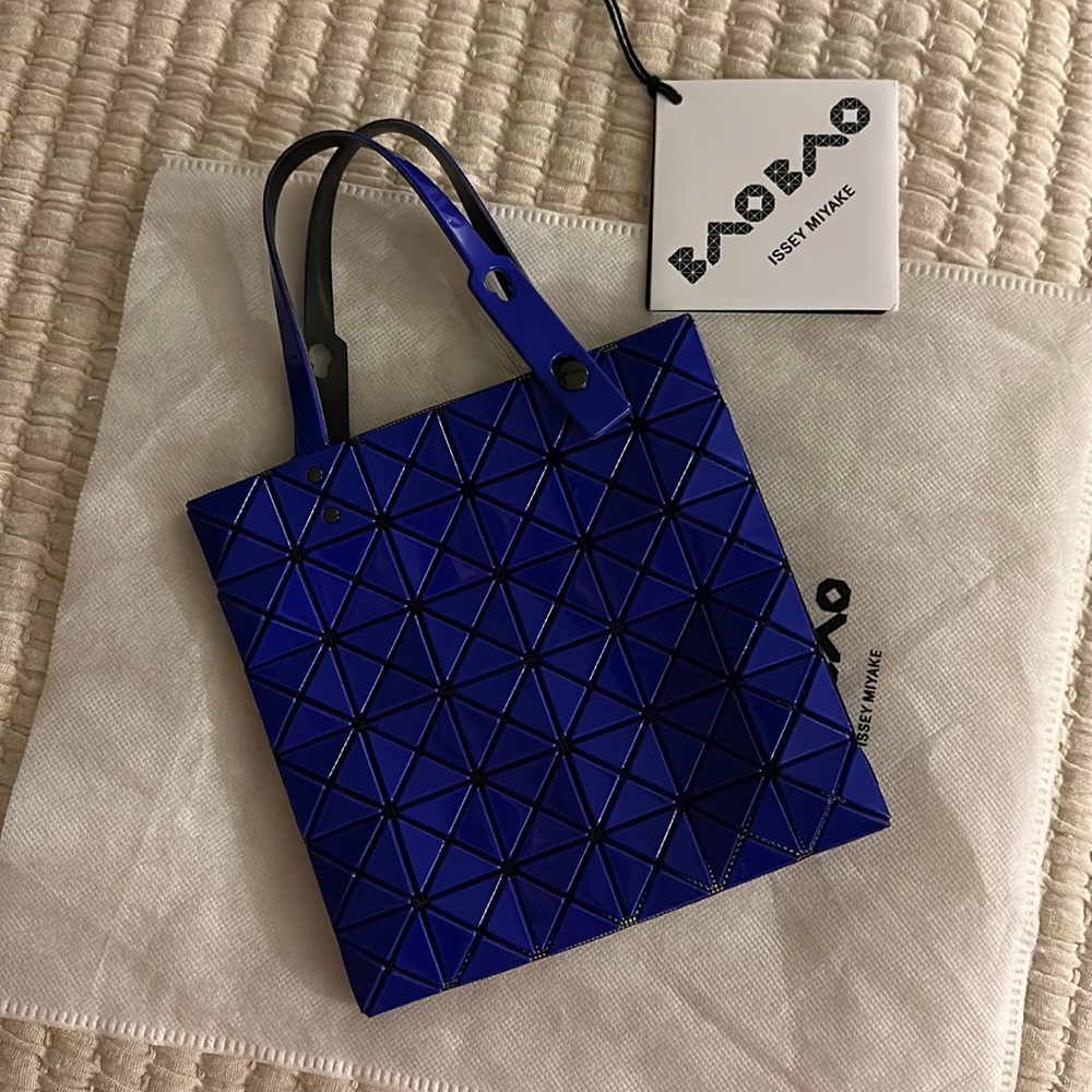 Mini BAOBAO Tote 2020 in Blue Issey Miyake RARE HTF